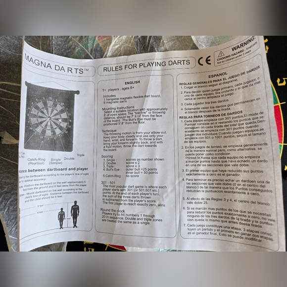 NWT Magnetic Dartboard - Picture 4 of 4